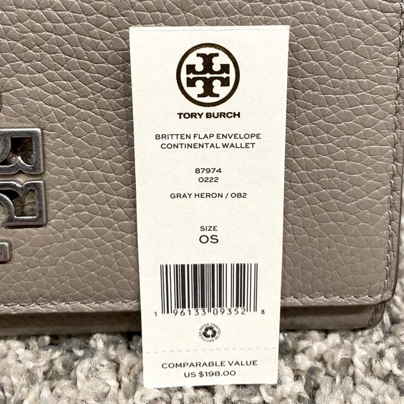 NWT Tory Burch Britten Flap Envelope Continental Wallet - Picture 6 of 7